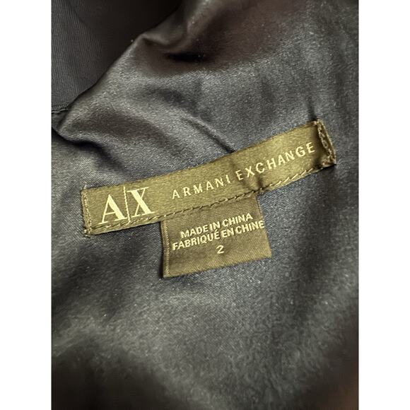 Armani Exchange Women's Sleeveless Dress - Blue - PRELOVED - Size 2 - Picture 3 of 7